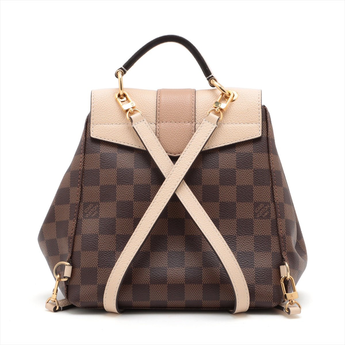 Second hand Louis Vuitton Clapton Damiere Ebene Rose Ballerine Backpack - Tabita Bags