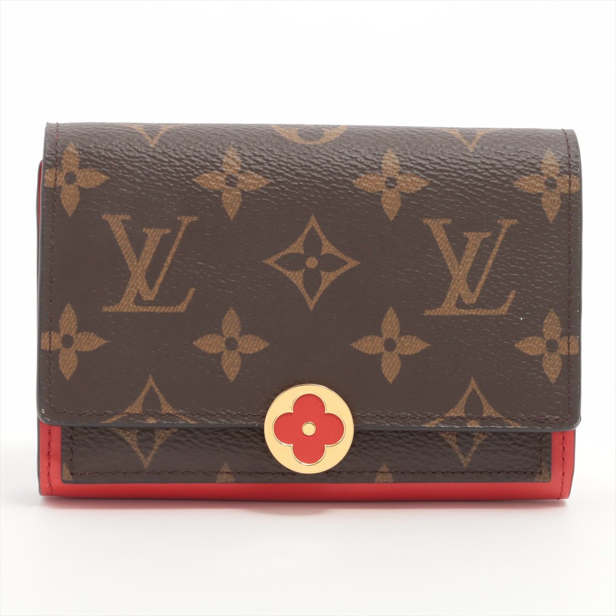 Second hand Louis Vuitton Coquelicots Monogram Flor Wallet - Tabita Bags