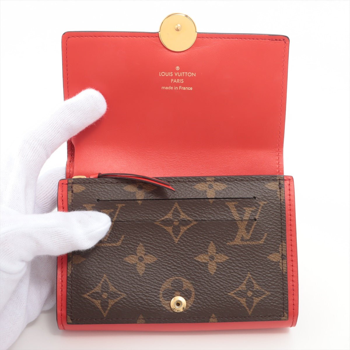 Second hand Louis Vuitton Coquelicots Monogram Flor Wallet - Tabita Bags