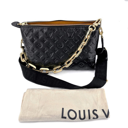 Second hand Louis Vuitton Coussin MM Black Leather - Tabita Bags