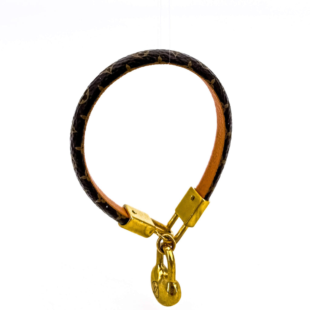 Second hand Louis Vuitton Crazy In Lock Charm Bracelet Monogram - Tabita Bags
