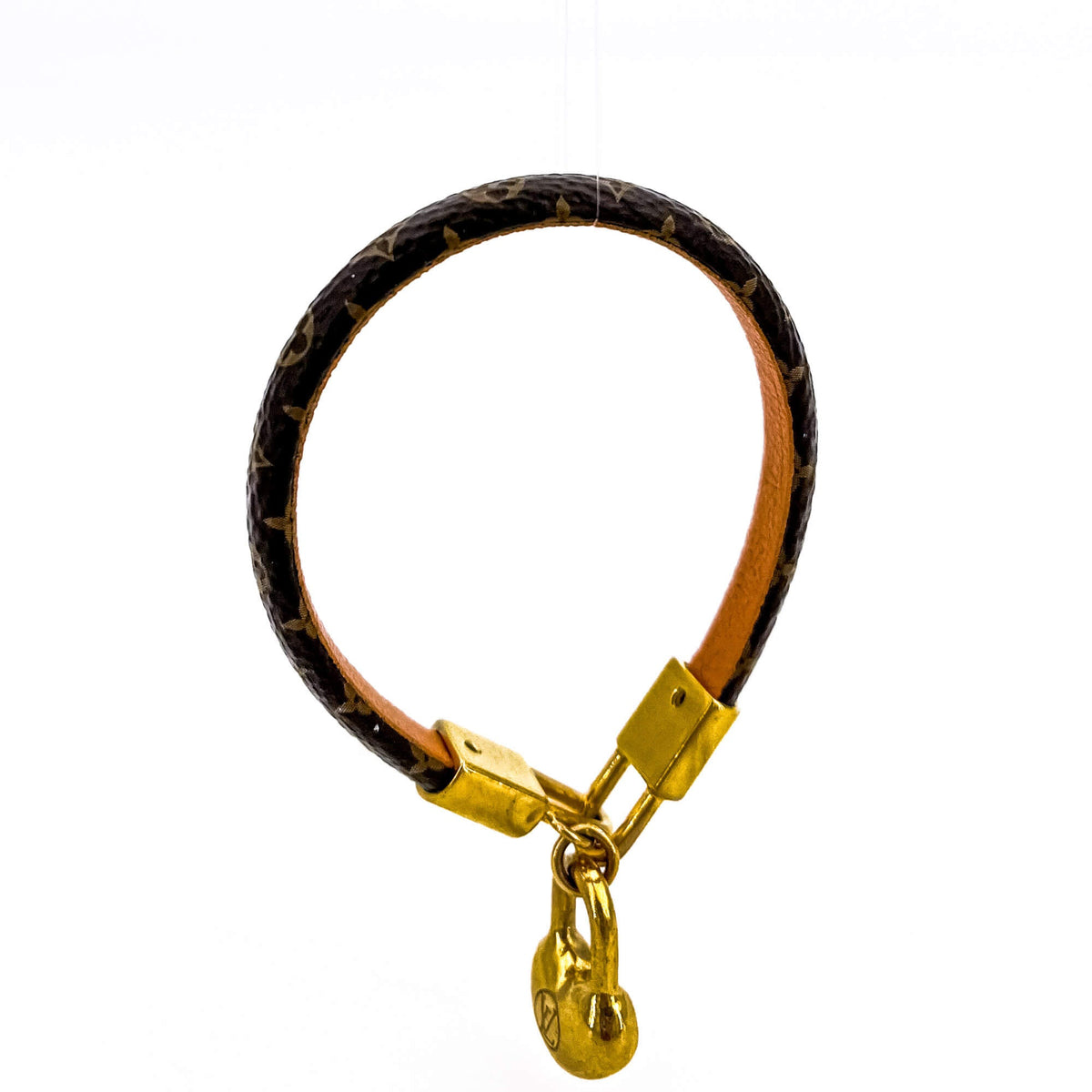 Second hand Louis Vuitton Crazy In Lock Charm Bracelet Monogram - Tabita Bags