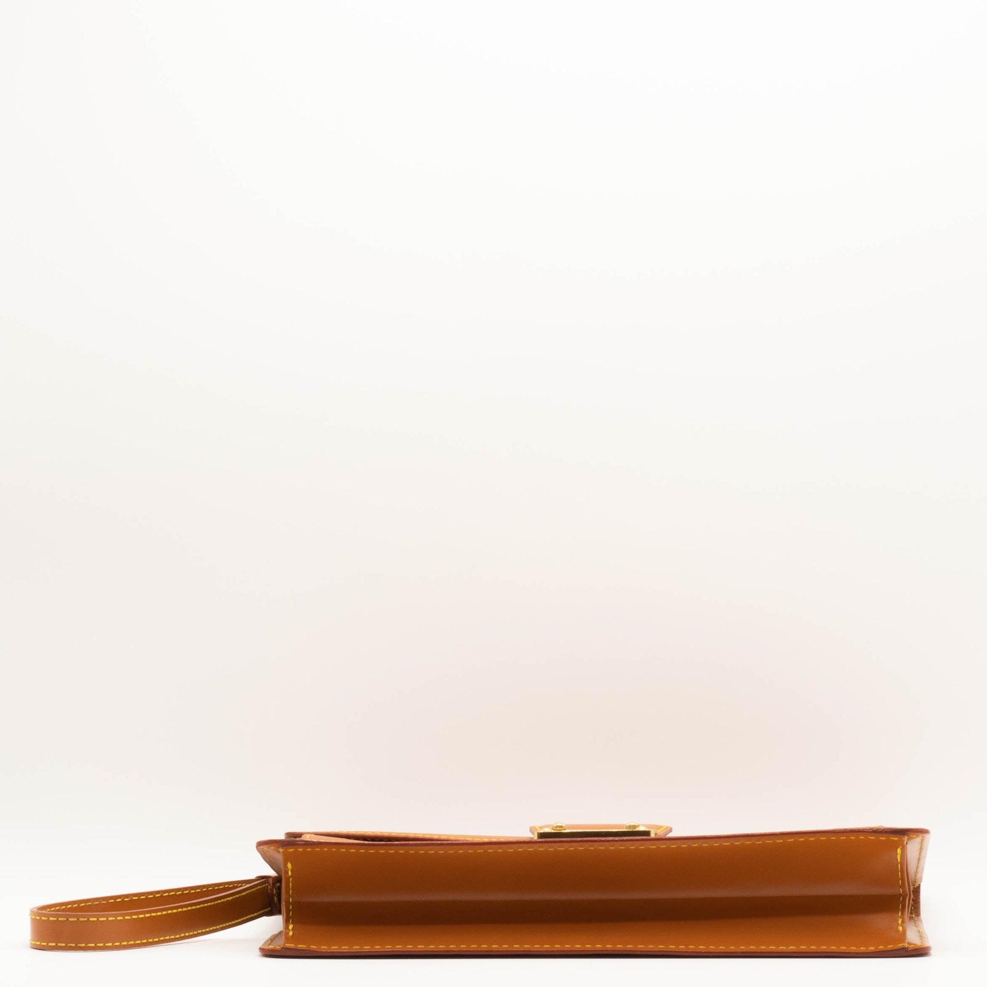 Louis Vuitton Epi Sellier Dragonne Clutch Brown M52618 - Tabita