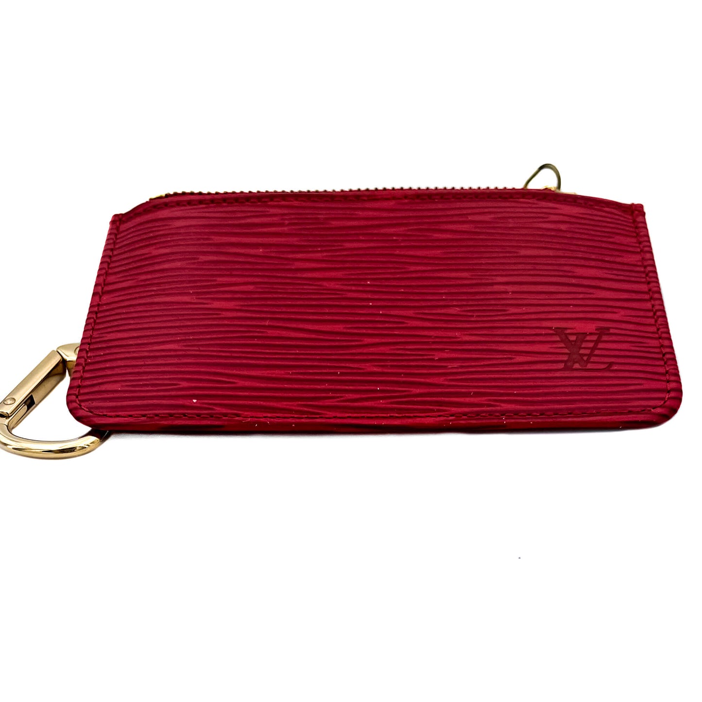 Second hand Louis Vuitton Keys Pouch Epi Leather Red - Tabita Bags