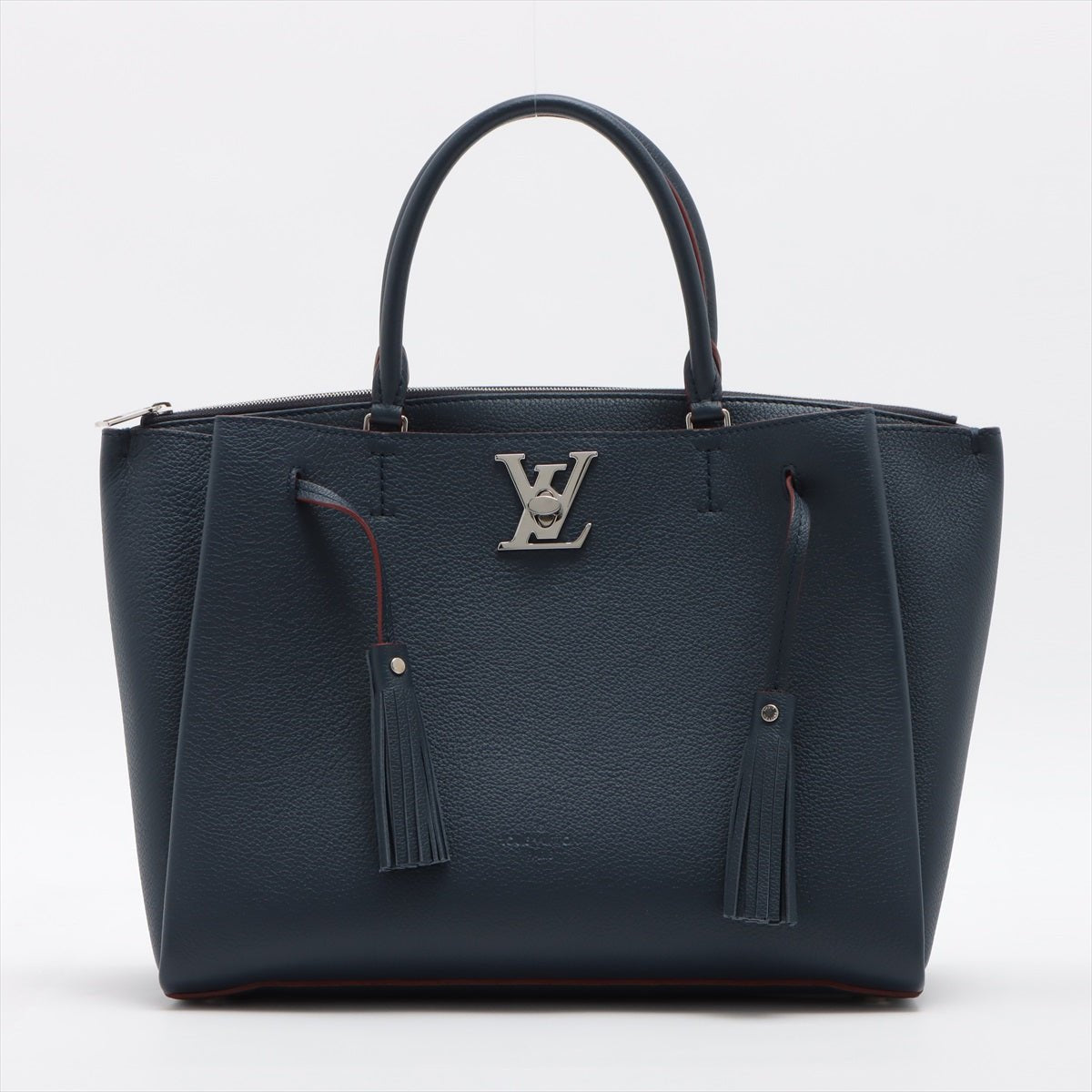 Second hand Louis Vuitton Lockmeto Navy Leather - Tabita Bags