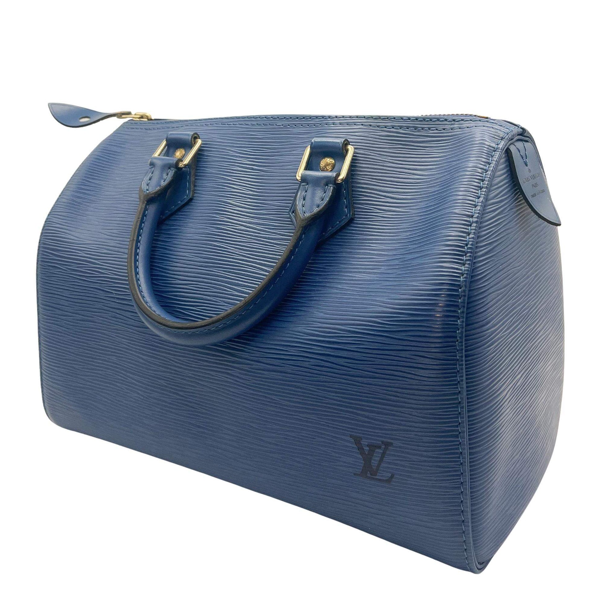 Second hand Louis Vuitton Louis Vuitton Speedy 25 Blue Epi - Tabita Bags