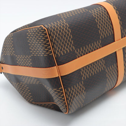 Second hand Louis Vuitton Louis Vuitton x NIGO Keepall Bandouliere 50 Giant Damier Brown - Tabita Bags