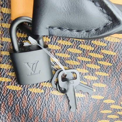 Second hand Louis Vuitton Louis Vuitton x NIGO Keepall Bandouliere 50 Giant Damier Brown - Tabita Bags