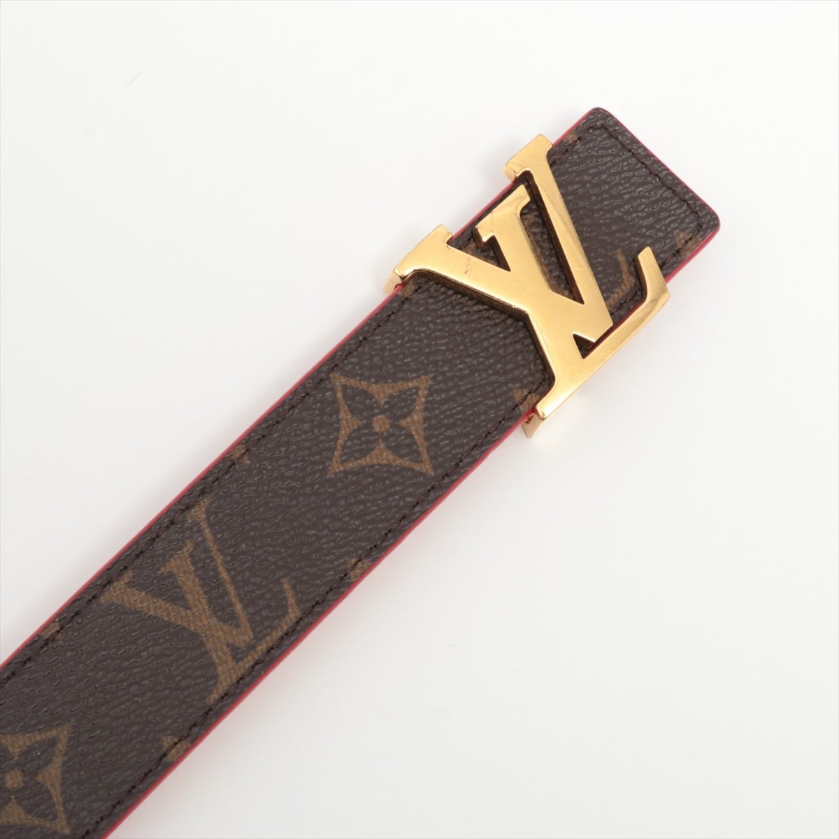 Second hand Louis Vuitton LV Initiales Reversible Belt Monogram size 80 - Tabita Bags