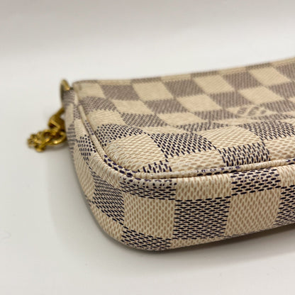 Second hand Louis Vuitton Mini Pochette Damier Azure - Tabita Bags