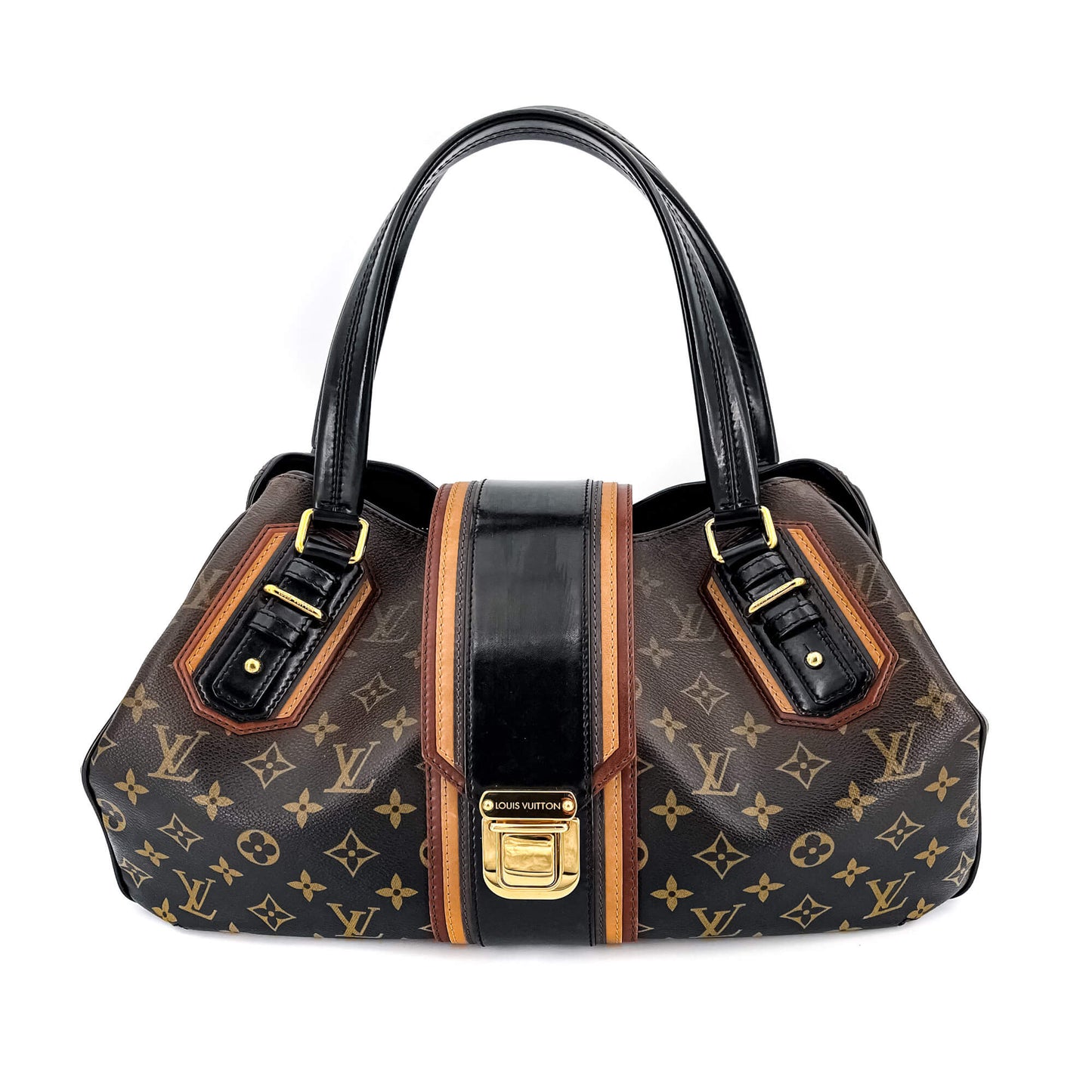 Second hand Louis Vuitton Mirage Griet Noir Monogram Canvas & Leather Bag - Tabita Bags