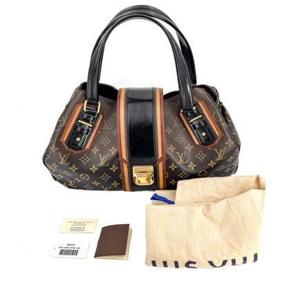 Second hand Louis Vuitton Mirage Griet Noir Monogram Canvas & Leather Bag - Tabita Bags