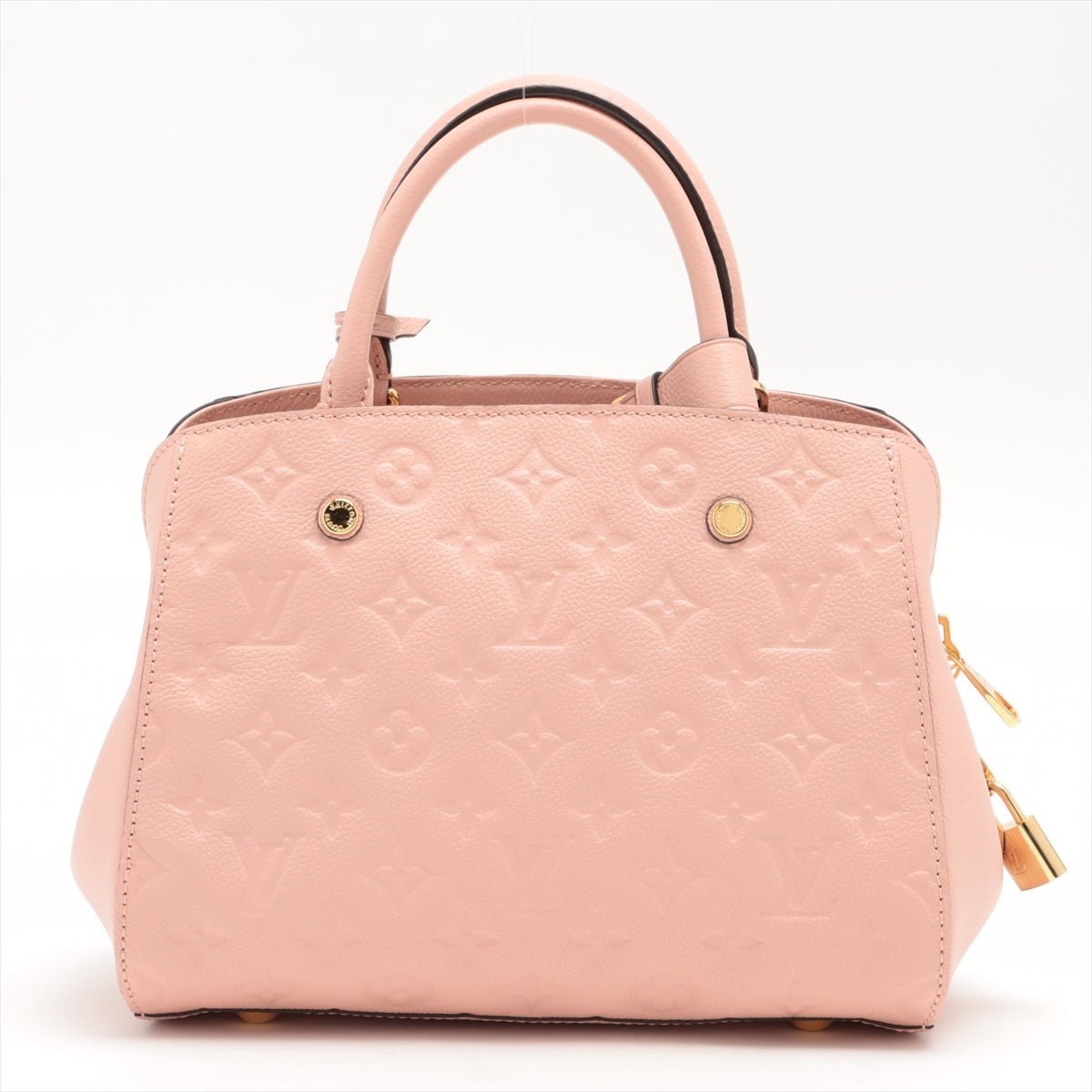 Second hand Louis Vuitton Montaigne BB Monogram Pink Leather - Tabita Bags