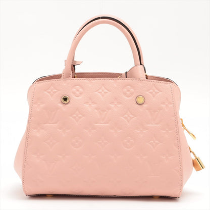 Second hand Louis Vuitton Montaigne BB Monogram Pink Leather - Tabita Bags