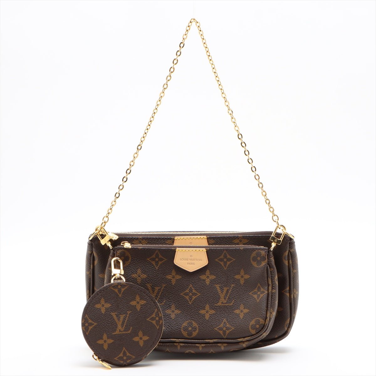 Second hand Louis Vuitton Multi Pochette Accessoires Monogram Canvas & Leather Bag - Tabita Bags