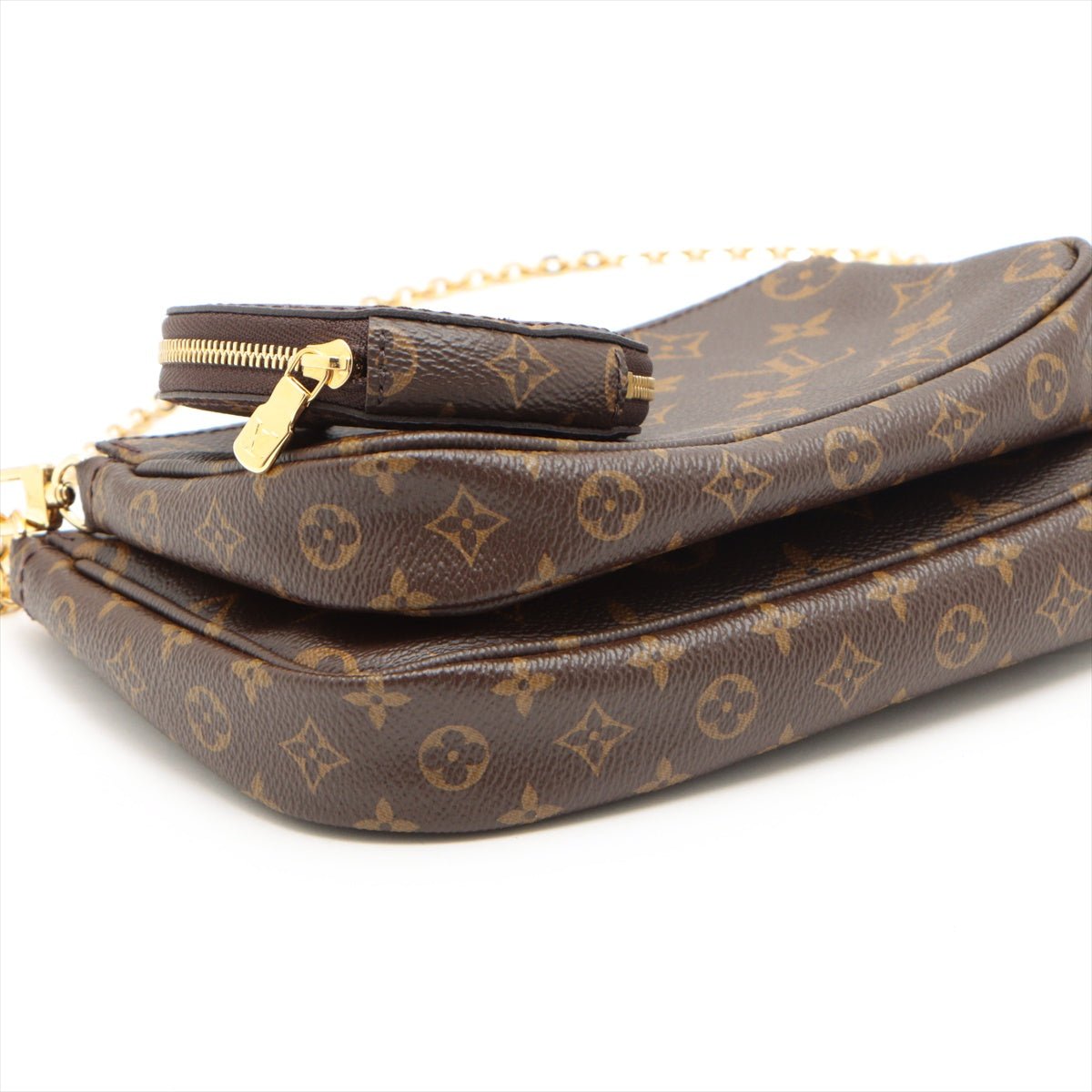 Second hand Louis Vuitton Multi Pochette Accessoires Monogram Canvas & Leather Bag - Tabita Bags