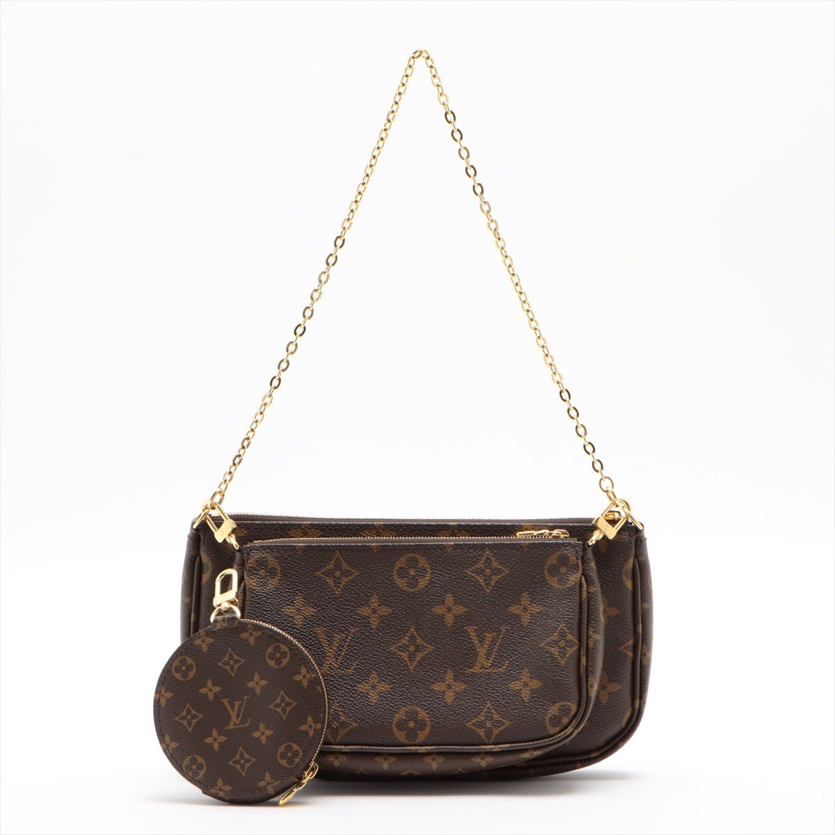 Second hand Louis Vuitton Multi Pochette Accessoires Monogram Canvas & Leather Bag - Tabita Bags