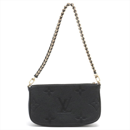 Second hand Louis Vuitton Multi Pochette Accessories Monogram Empreinte Leather Black Bag - Tabita Bags