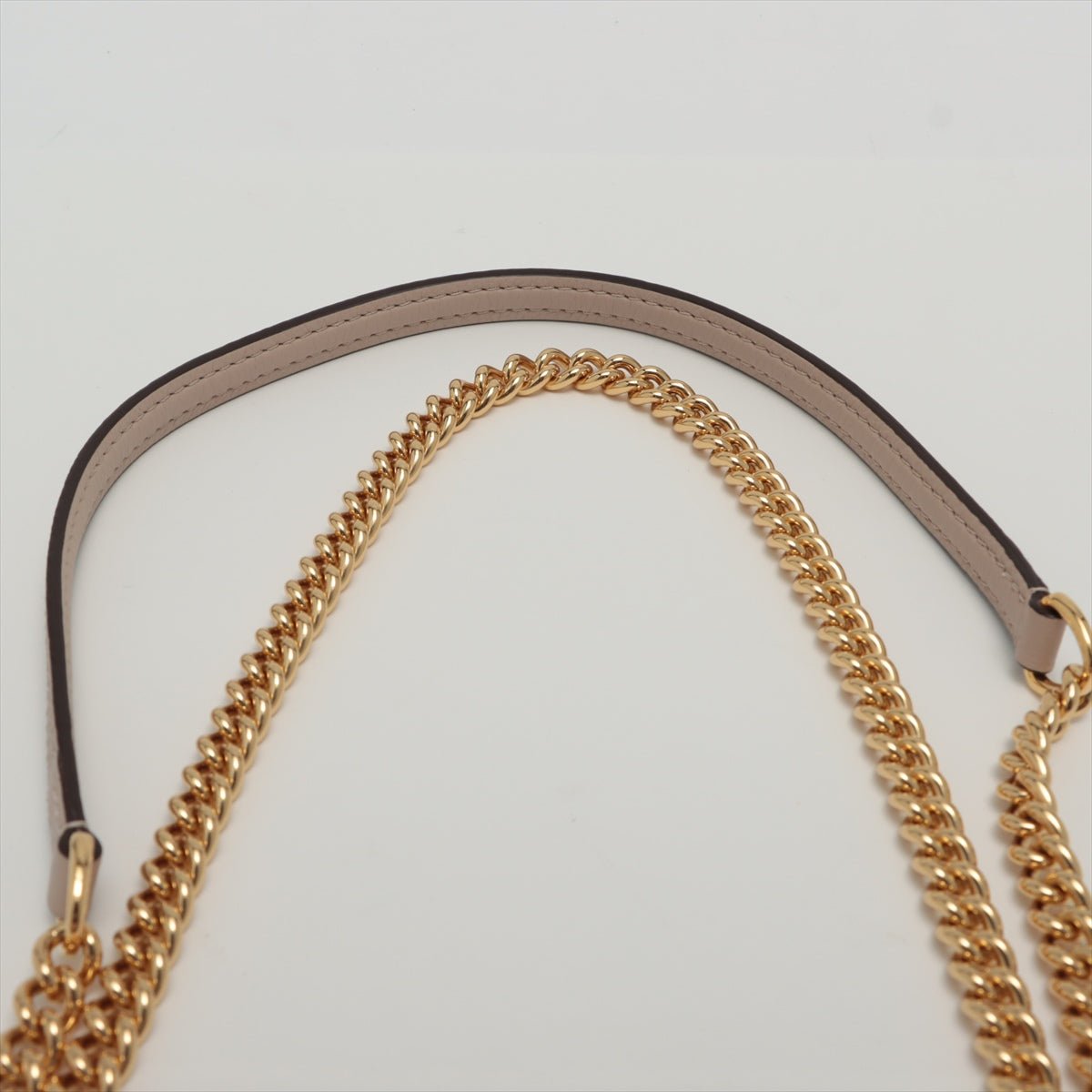 Second hand Louis Vuitton Mylockme BB Leather Beige 2-Way Chain Bag - Tabita Bags