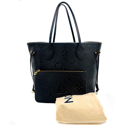 Second hand Louis Vuitton Neverfull MM Black Empreinte Leather - Tabita Bags