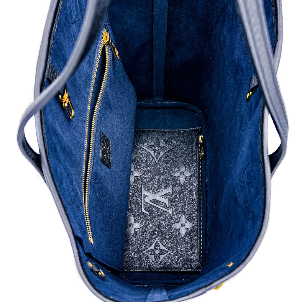 Second hand Louis Vuitton Neverfull MM Black Empreinte Leather - Tabita Bags