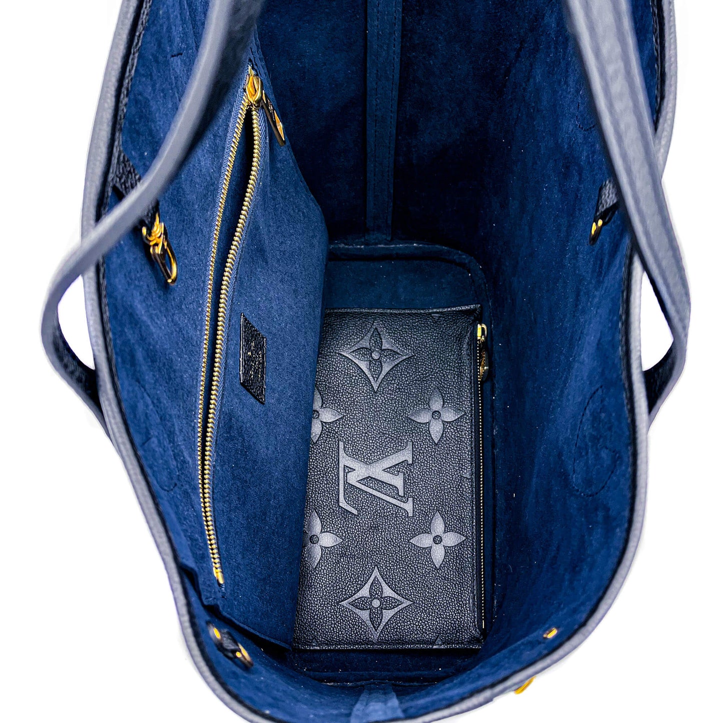 Second hand Louis Vuitton Neverfull MM Black Empreinte Leather - Tabita Bags