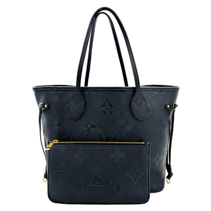 Second hand Louis Vuitton Neverfull MM Black Empreinte Leather - Tabita Bags