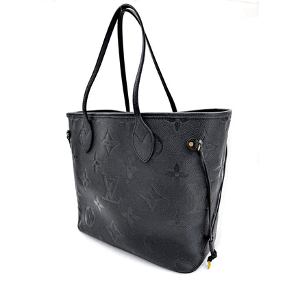 Second hand Louis Vuitton Neverfull MM Black Empreinte Leather - Tabita Bags