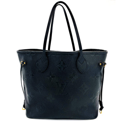 Second hand Louis Vuitton Neverfull MM Black Empreinte Leather - Tabita Bags