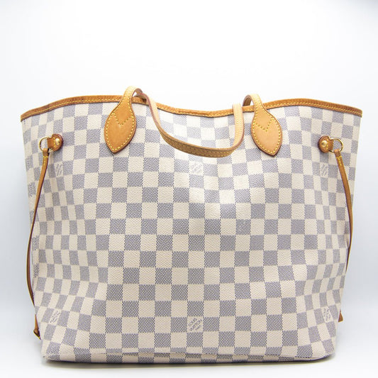 Second hand Louis Vuitton Neverfull MM Damier Azur N51107 - Tabita Bags