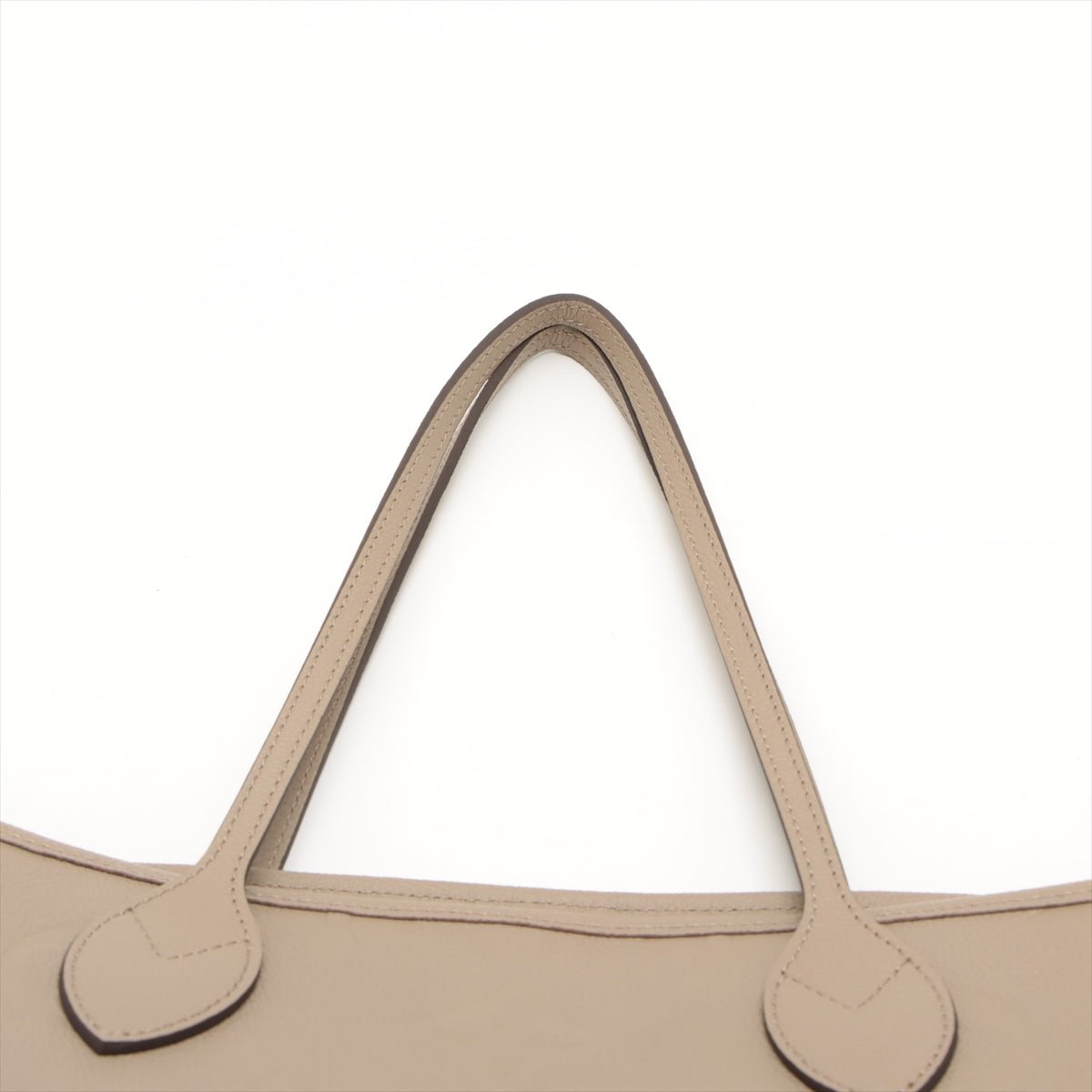 Second hand Louis Vuitton Neverfull MM Empreinte Leather Turtledove Beige Bag - Tabita Bags