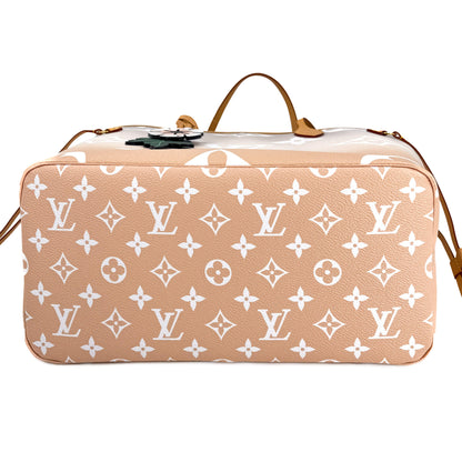 Second hand Louis Vuitton Neverfull MM LV By The Pool Pink - Tabita Bags