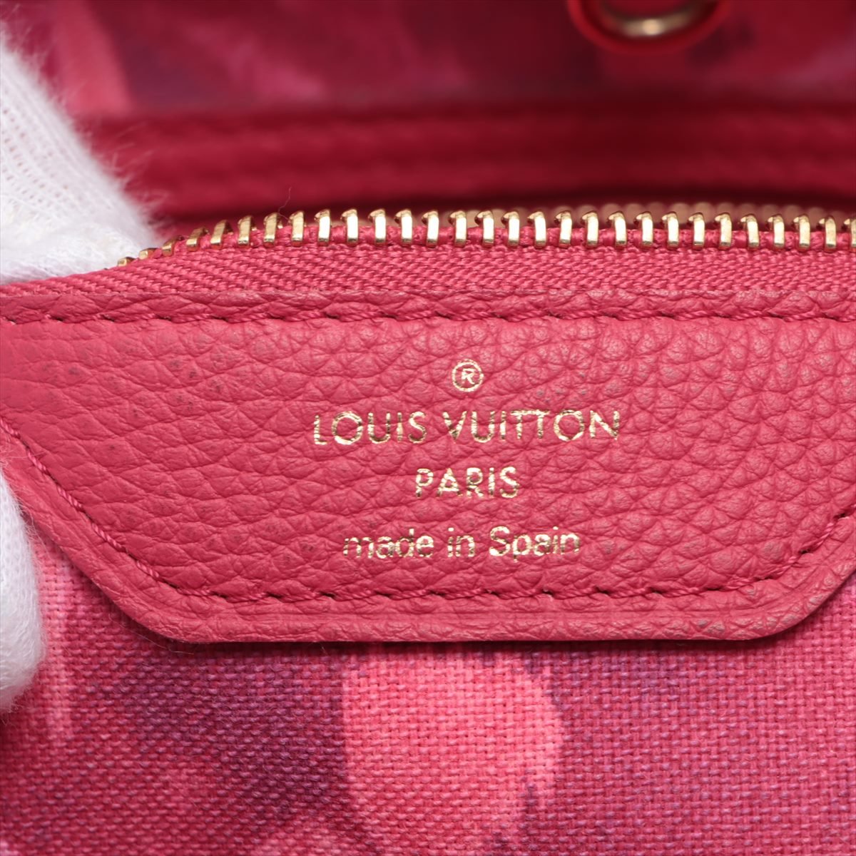 Second hand Louis Vuitton Neverfull MM Raspberry Monogram Ikat Flower Limited Edition - Tabita Bags