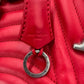 Second hand Louis Vuitton New Wave Chain Tote Quilted Leather Red - Tabita Bags