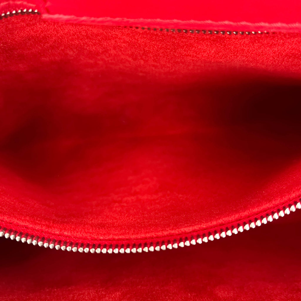 Second hand Louis Vuitton New Wave Chain Tote Quilted Leather Red - Tabita Bags