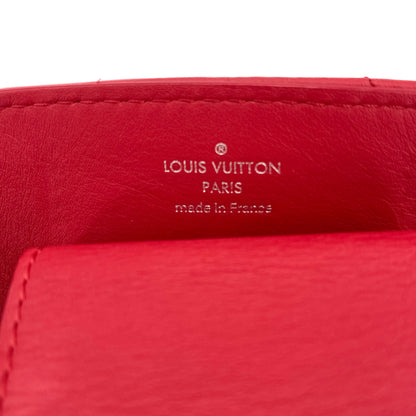 Second hand Louis Vuitton New Wave Chain Tote Quilted Leather Red - Tabita Bags