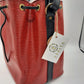 Second hand Louis Vuitton Noé Black and Red Epi Leather M44172 - Tabita Bags