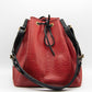 Second hand Louis Vuitton Noé Black and Red Epi Leather M44172 - Tabita Bags