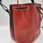 Second hand Louis Vuitton Noé Black and Red Epi Leather M44172 - Tabita Bags