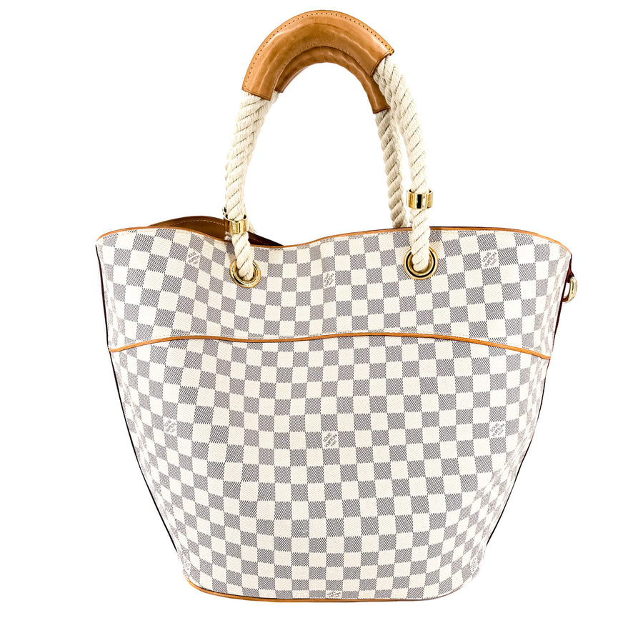 Second hand Louis Vuitton Pampelonne GM Damier Azur Tote Bag - Tabita Bags
