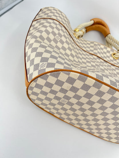 Second hand Louis Vuitton Pampelonne GM Damier Azur Tote Bag - Tabita Bags