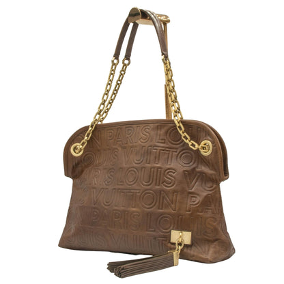 Second hand Louis Vuitton Paris Souple Whisper PM Limited Edition Chocolate Leather - Tabita Bags