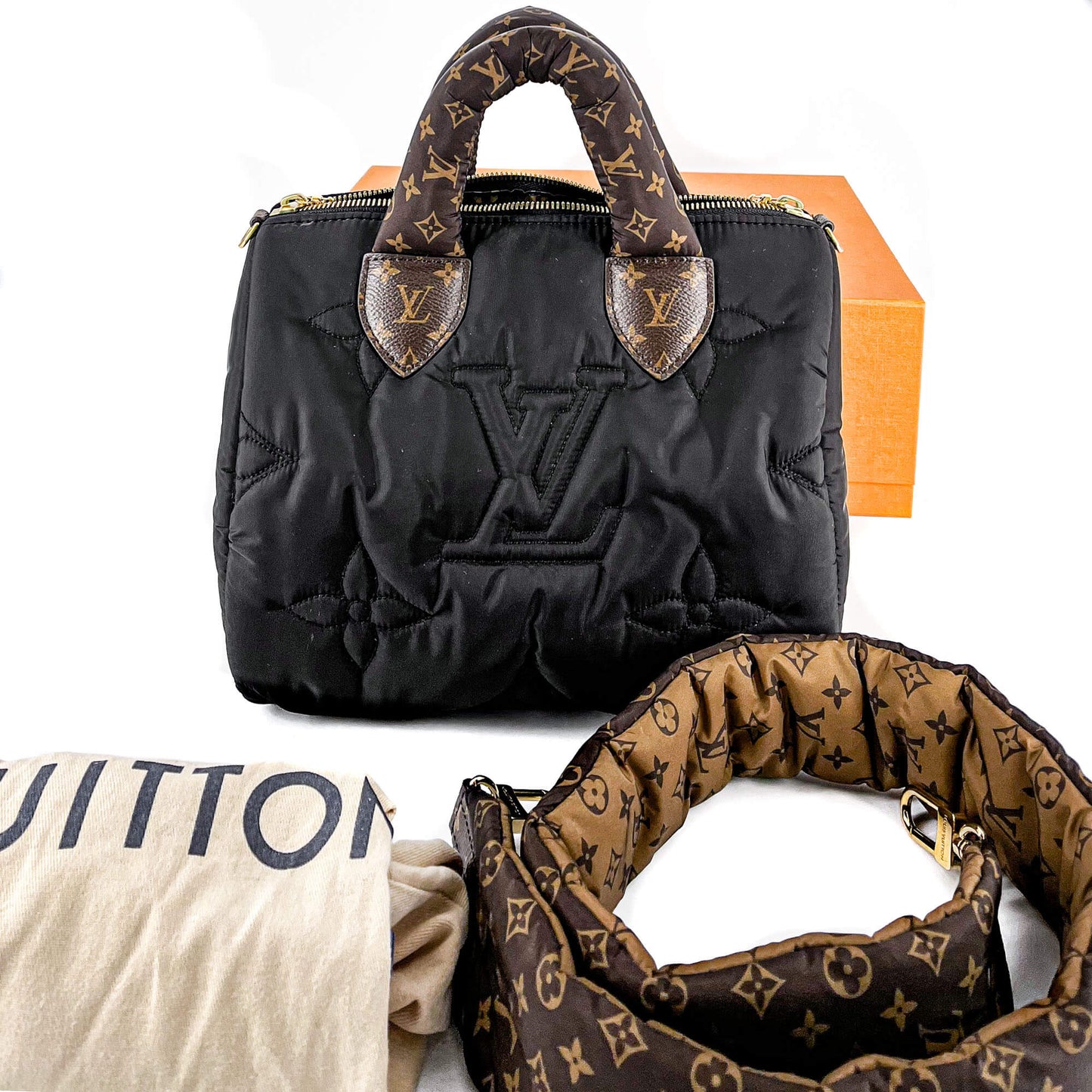 Second hand Louis Vuitton Pillow Speedy 25 Black - Tabita Bags