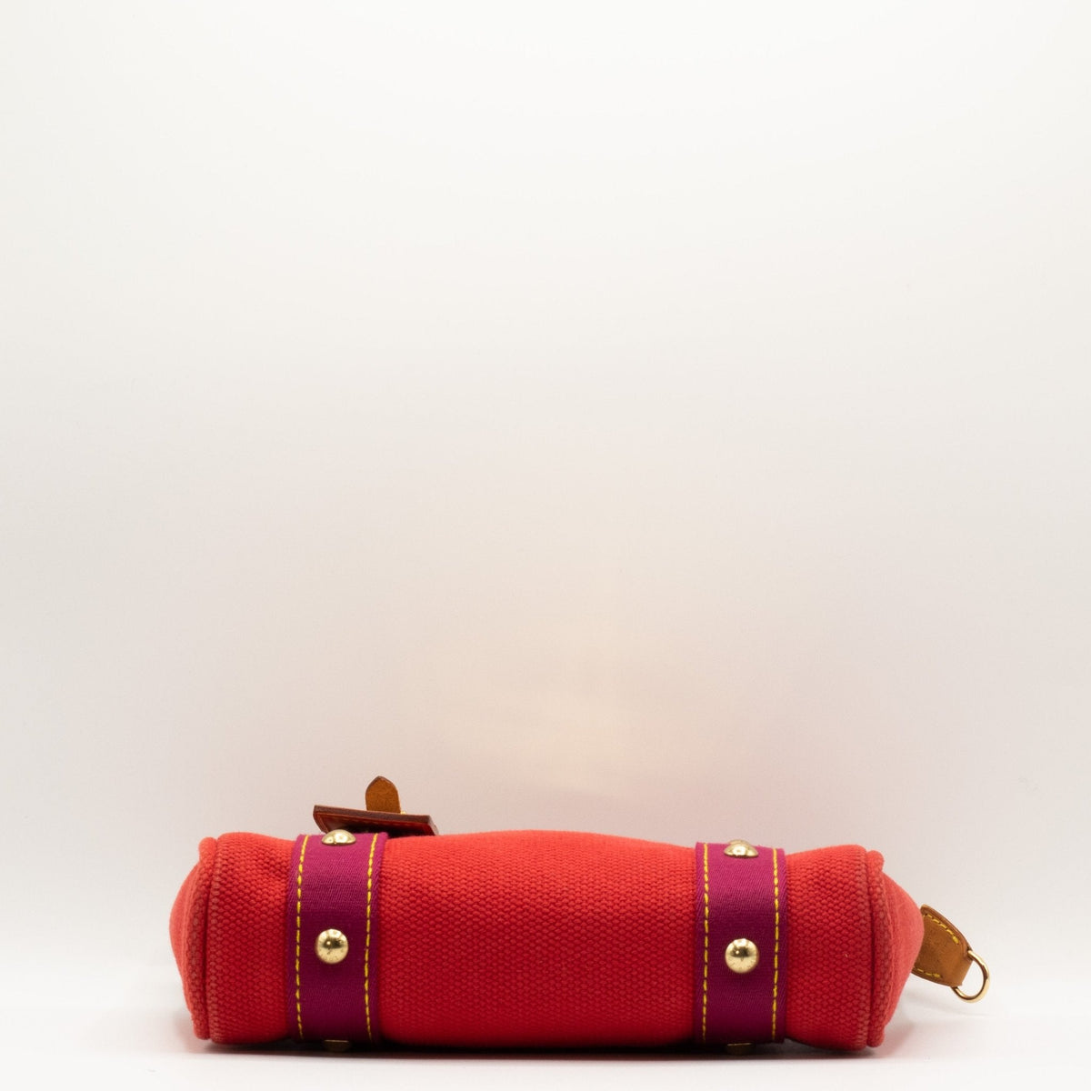 Second hand Louis Vuitton Red Canvas Antigua Mini Tote - Tabita Bags