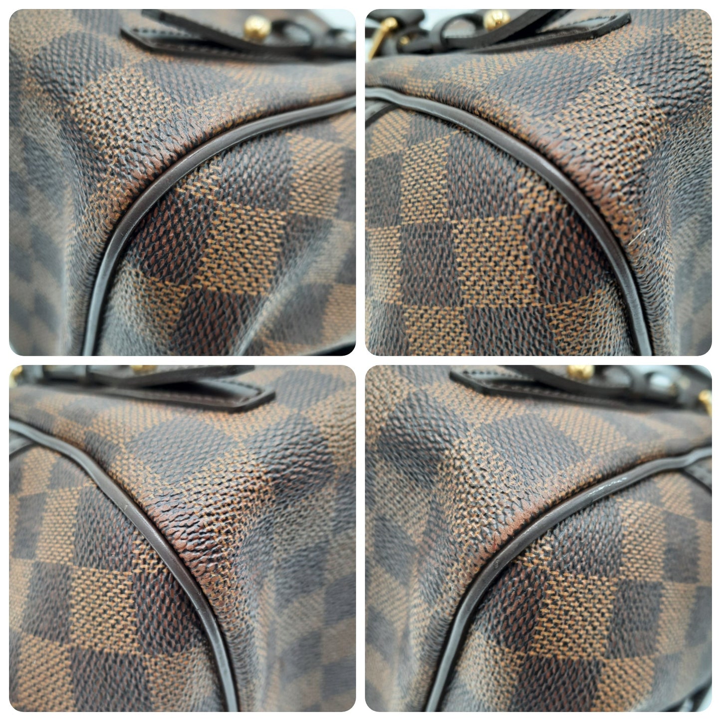 Second hand Louis Vuitton Rivington Damier Ebene GM N41158 - Tabita Bags