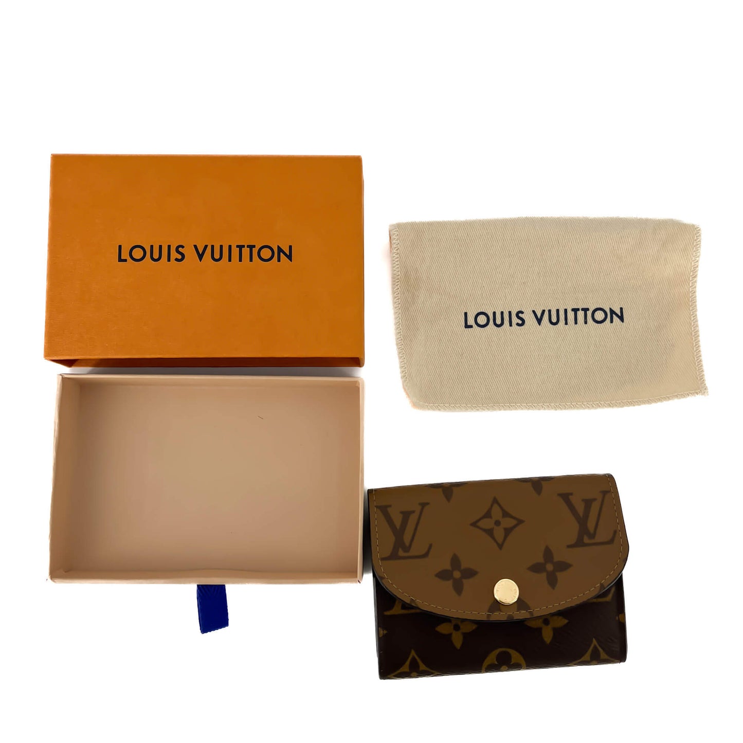 Second hand Louis Vuitton Rosalie Monogram Reverse Coin Purse - Tabita Bags