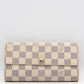 Second hand Louis Vuitton Sarah Damier Azur Wallet - Tabita Bags