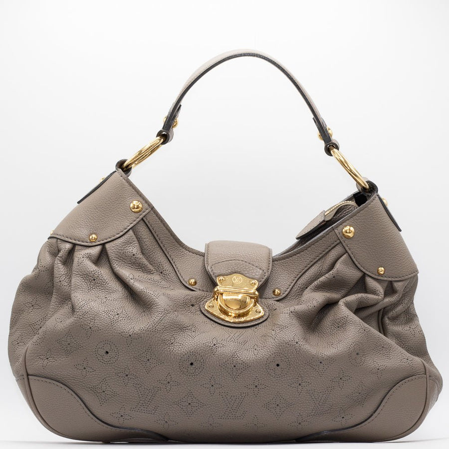 Second hand Louis Vuitton Solar PM Mahina Leather Grey M93124 - Tabita Bags