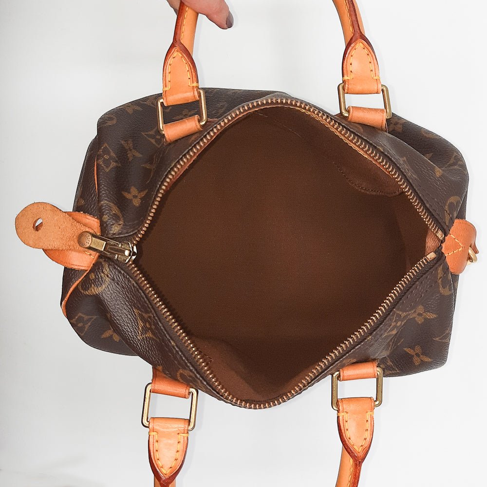 Louis Vuitton Monogram Speedy 25 - Brown Handle Bags, Handbags