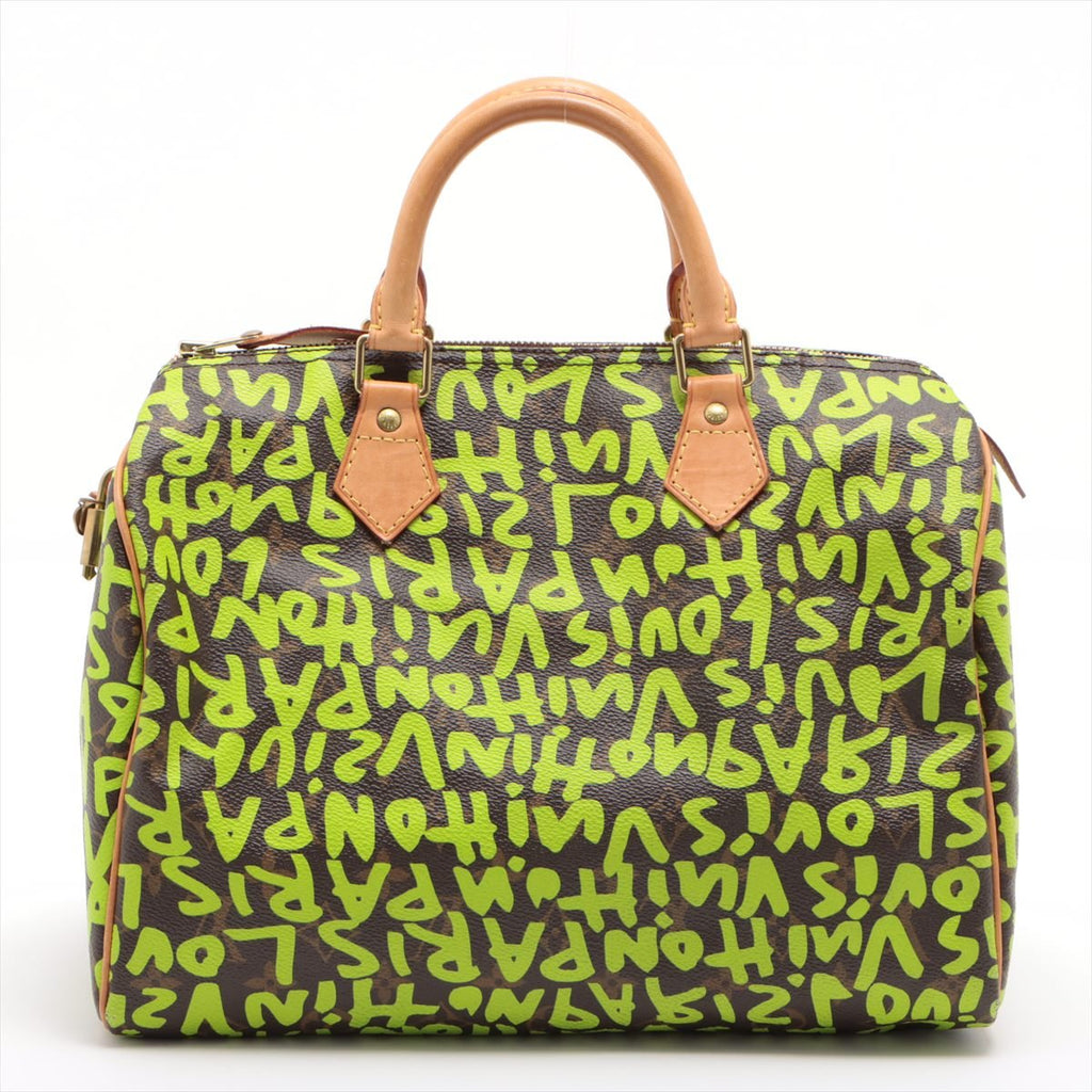 Second hand Louis Vuitton Speedy 30 Monogram Limited Edition Stephen Sprouse Graffiti - Tabita Bags